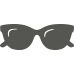 Lunettes oversize fumées